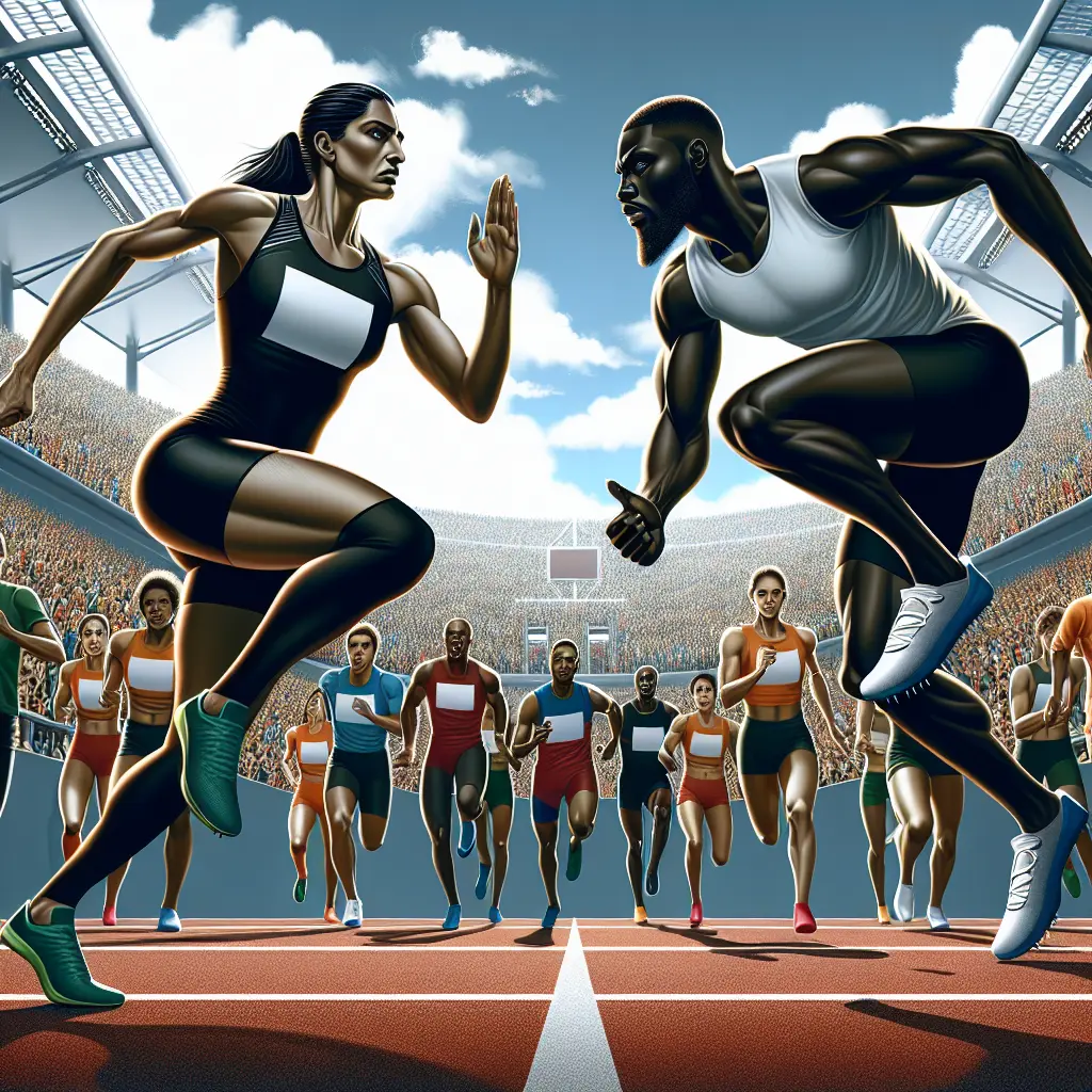 Representation of Legendary Rivalries Among Olympic Athletes