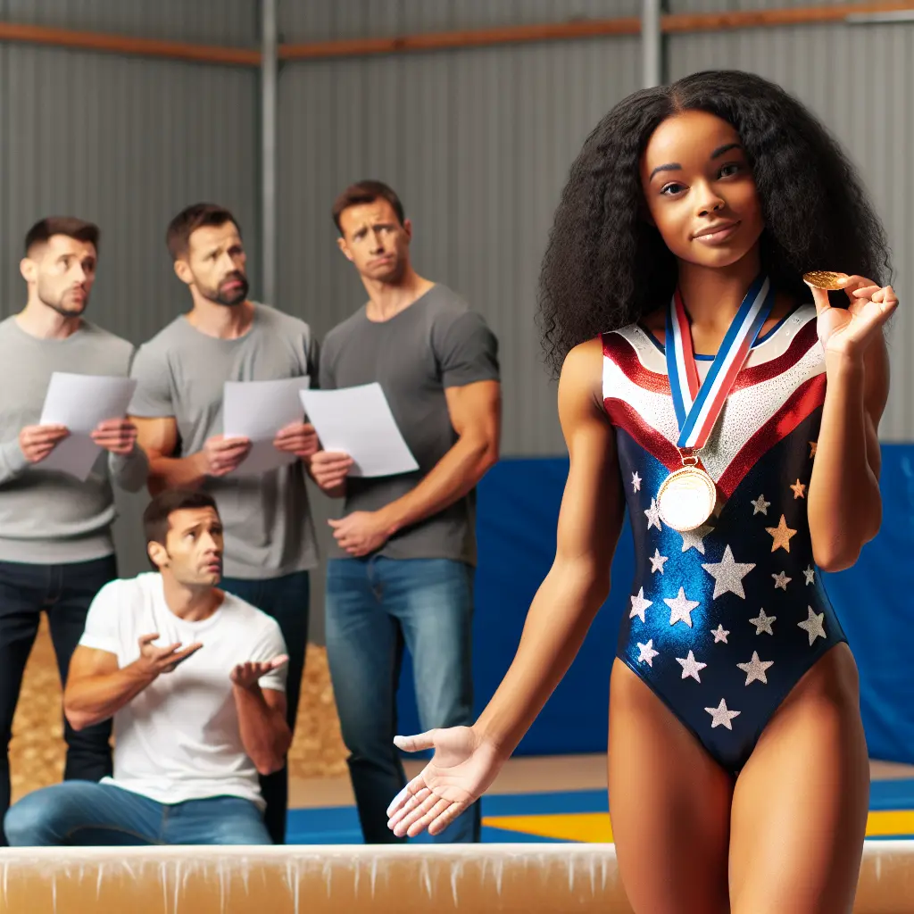 Representation of Simone Biles Criticizes Men for Mistaking Her for Reality Show Contestant