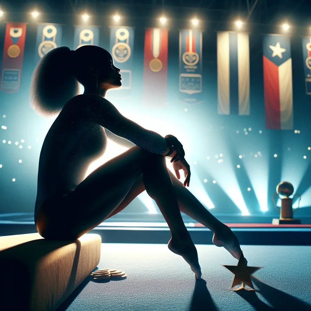 Representation of Simone Biles Reflects on Her Record-Breaking Gymnastics Career